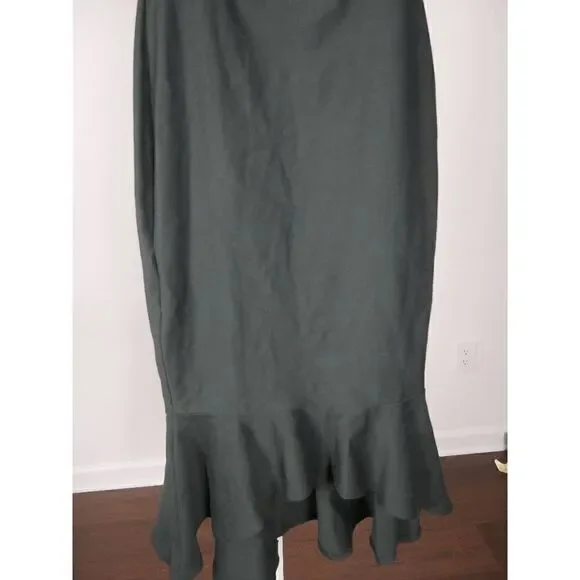 Lulu's Off-the-Shoulder Sweetheart Neckline Midi Dress M - Picture 6 of 9